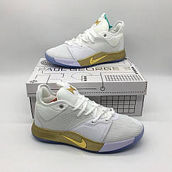 Nike PG 3 Paul George білі чоловічі баскетбольні кросівки