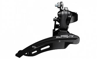 Перемикач перед. індекс. під трубу 28,6 мм в/тяга чорн. SHIMANO FD-TZ500