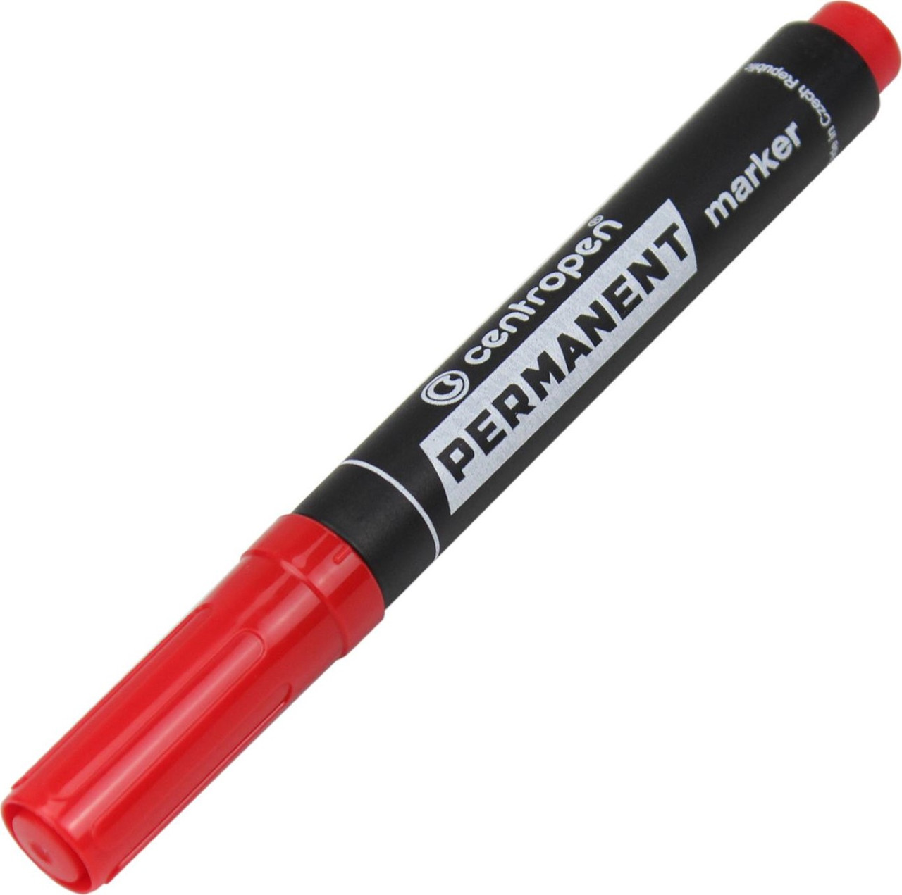 Маркер "Centropen" №8576/02 кос. Permanent 1-4,6мм червоний(10)(200)(1000), фото 1