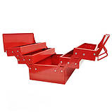 Ящик металевий для інструменту 440 мм 5 відсіків (ХЗСО) MTB440-5, фото 2