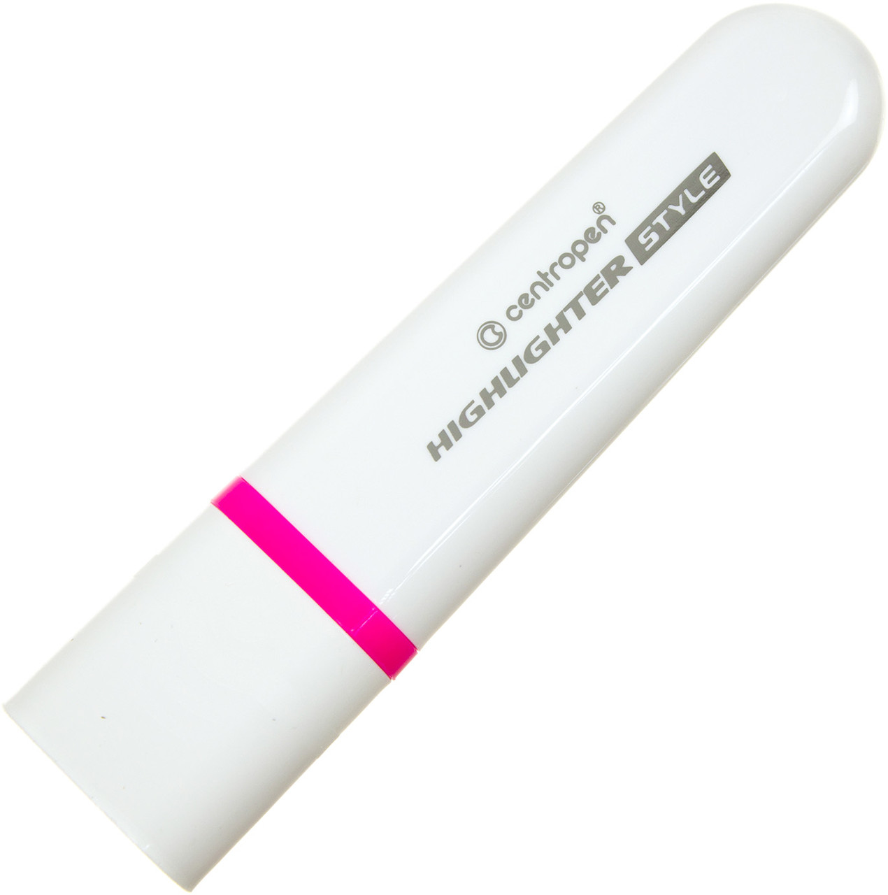 Текстмаркер "Centropen" №6252/53/7647 клин. Highlighter Style 1-4,6мм рожевий(10)