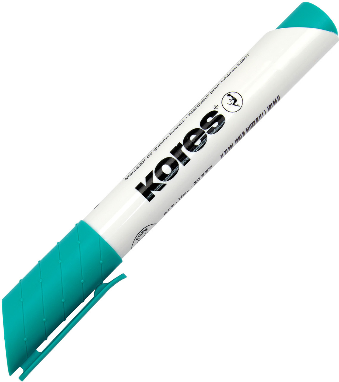 Маркер "Kores" №K20839 1-3мм для дошки бірюзовий(12), фото 1