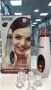 Вакуумний очисник пор обличчя та прилад для пілінгу MOEHAIR MO-9013, професійний + 3 режими