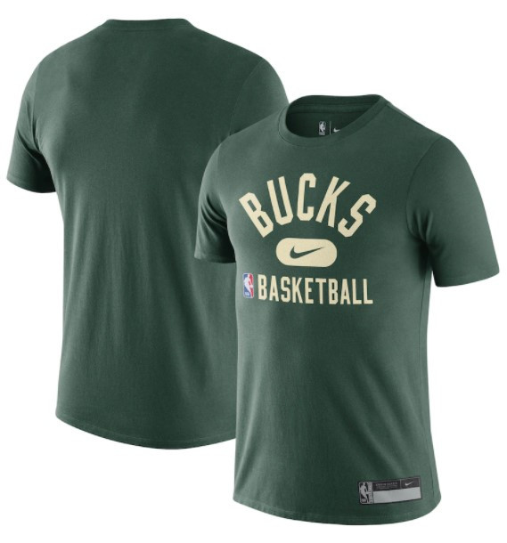 Футболка баскетбольна Nike NBA Milwaukee Bucks Dri-Fit Top (DA5928-323)