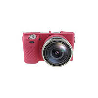 Защитный силиконовый чехол для фотоаппаратов SONY A6000 - красный