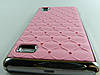 Чохол накладка Star Dust з камінням для LG L9 P760 P765 P768, рожевий пластик Розпаджа!!, фото 5