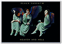 Black Sabbath Heaven and Hell девятый студийный альбом британской хеви-метал-группы плакат