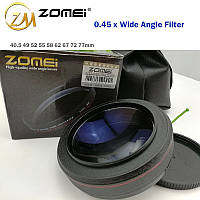 Широкоугольная насадка - оптический конвертер, "wide-angle" - ZOMEI - 62 мм - 0.45x