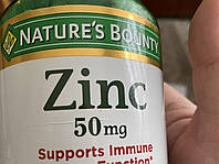 Цинк Zinc 50 mg \400 шт Nature s Bounty США