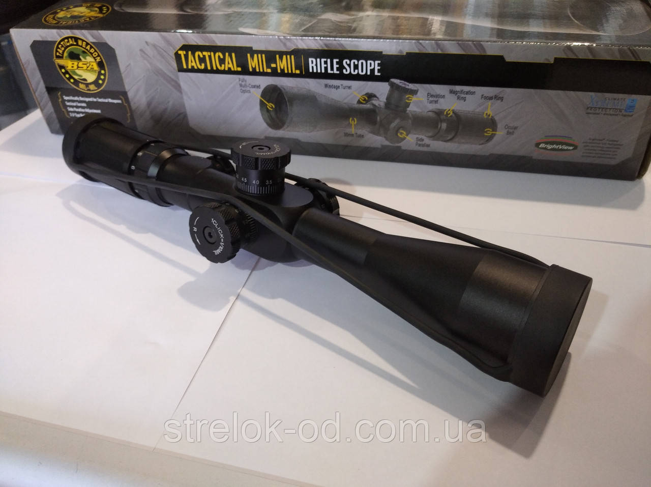 Прицел BSA Tactical Mil-Mil Rifle 30mm Tube 4-14x 44 FFP NEW