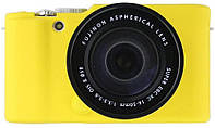 Защитный силиконовый чехол для фотоаппаратов FujiFilm XA2, XA1, XM1, XM2 - желтый