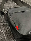 Барсетка Nike чорна чоловіча Сумка через плече Найк Сумка Nike, фото 5