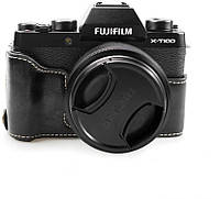 Защитный футляр - чехол для основания фотоаппарата Fujifilm X-T100 с доступом к аккумулятору - черный