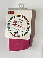 Колготки дитячі для дівчинки Krebo 1007-109 62-74 см Малиновий