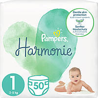 Подгузник Pampers Harmonie Newborn Размер 1 (2-5 кг) 50 шт (8006540156513)