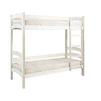 Ліжко TOKYO 190*80 см двохярусне (бук) (фарбоване) біле