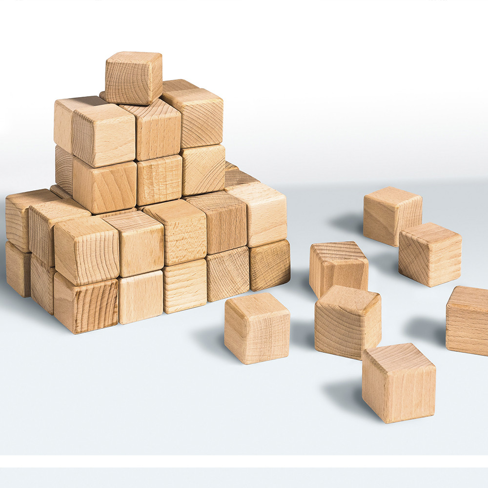 Кубики дерев'яні 40*40*40 мм (20шт)