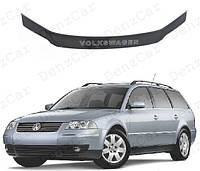 Дефлектор капота Volkswagen Passat B5 2001-2005\Мухобойка Фольксваген Пассат Б5