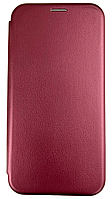 Чехол книжка Elegant book на iPhone 13 Pro Max (на айфон 13 про макс) бордовый