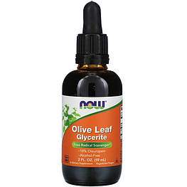 Olive Leaf Glycerite Now Foods 59 мл