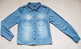 Жіноча джинсова сорочка Бренд Bizzbee Розмір - М / 44, фото 2
