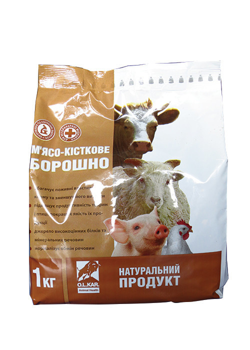 Борошно Мясо-Кісткове 1 кг O.L.KAR., фото 1