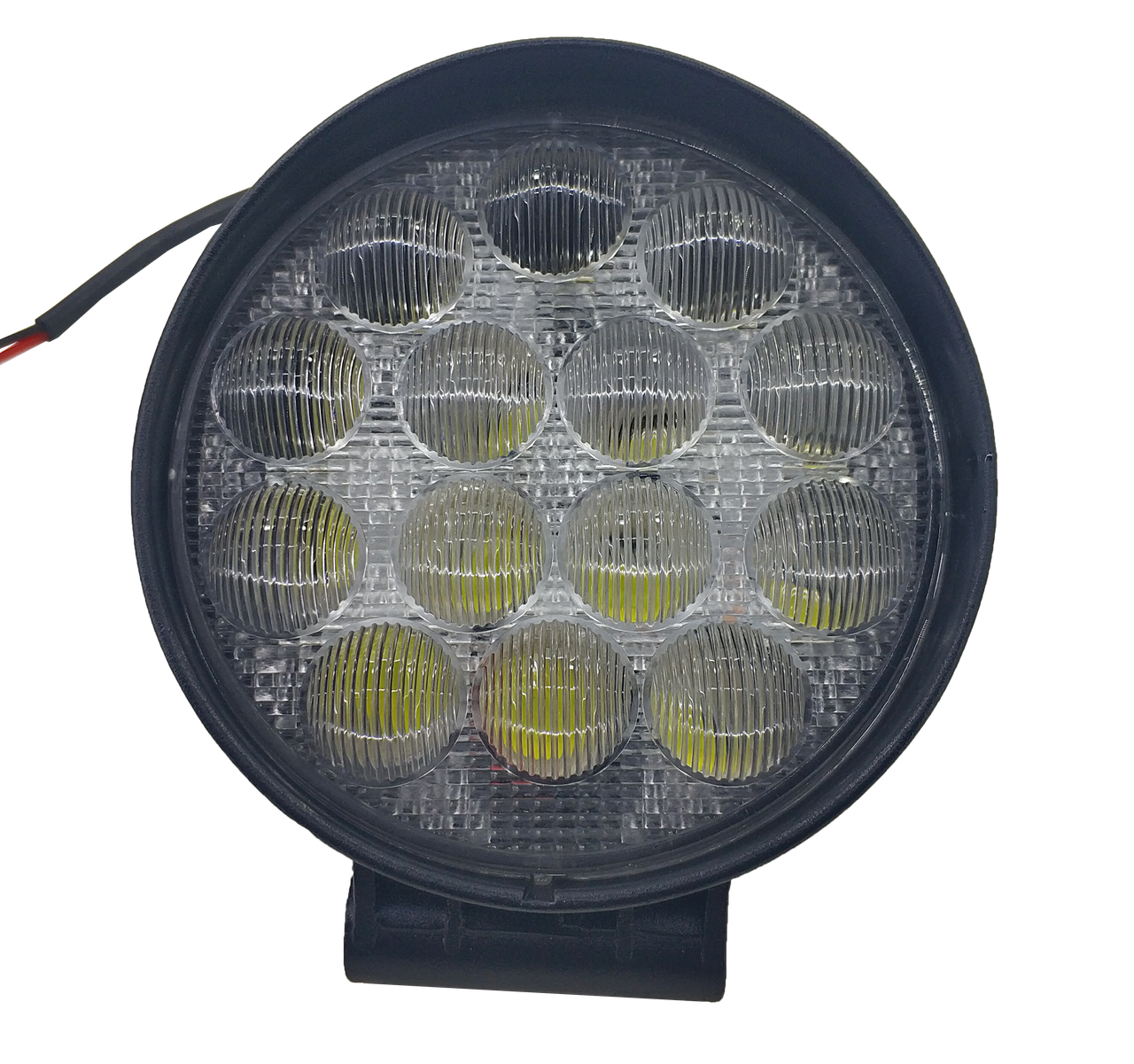Фара LED круглая 42W (широкий луч) 3D линза - фото 1 - id-p1576778163