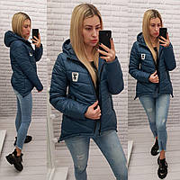 Куртка-парку, Новинка, утеплена модель 210/7, колір Синій