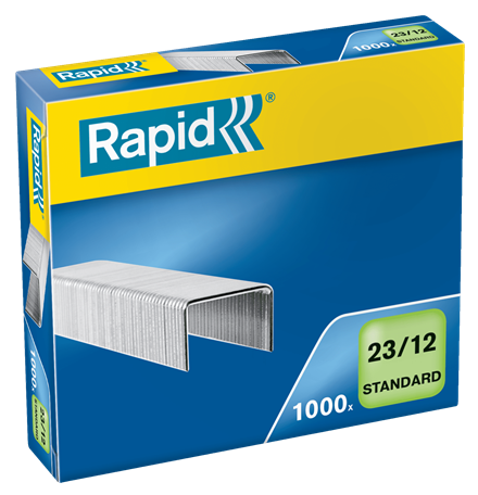 Скоби RAPID 23/12мм 1М Standard в уп.1000шт арт. 24869400