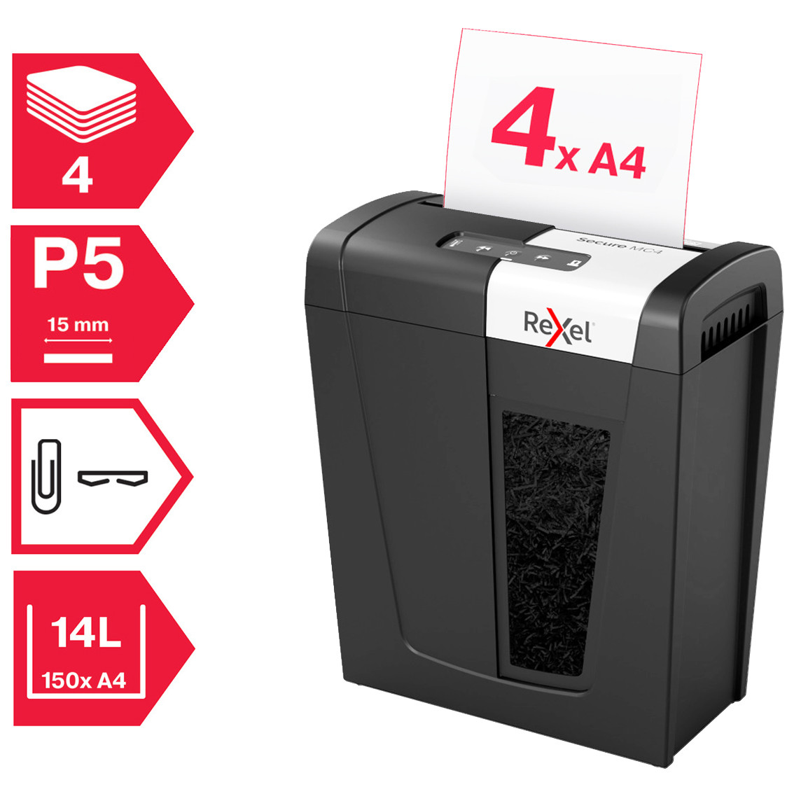 Шредер Rexel Secure MC4