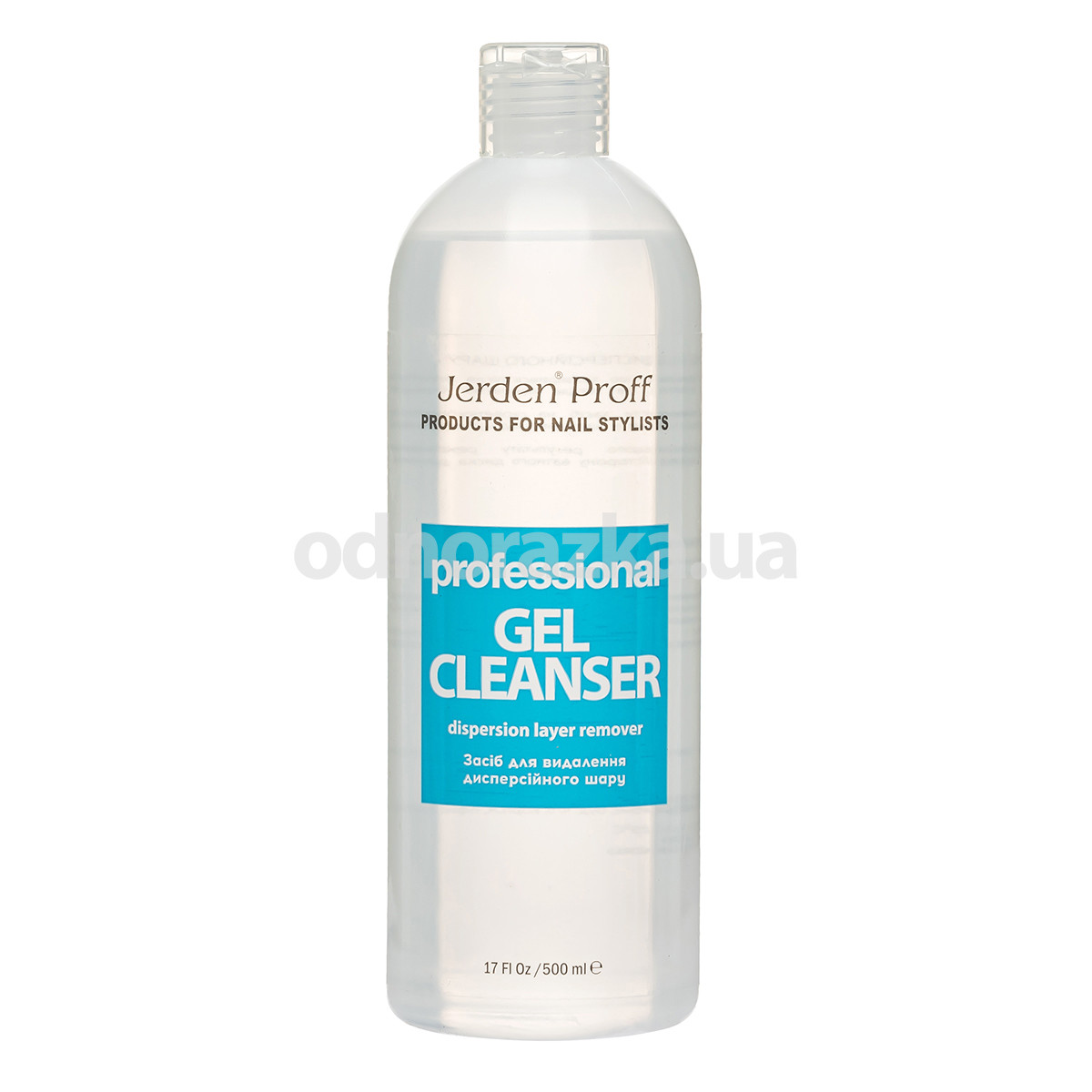 Рідина для зняття липкого шару Jerden Proff Gel Cleanser, 500 мл