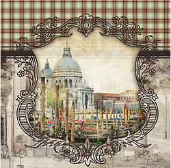 Подарунковий паперовий пакет ЧАШКА 16*16*7,6 см Італія