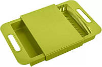 Кошик у раковину для миття фруктів та овочів TM-124 (Green)