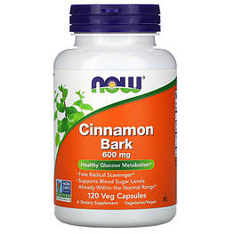 Cinnamon Bark 600 мг Now Foods 120 капсул