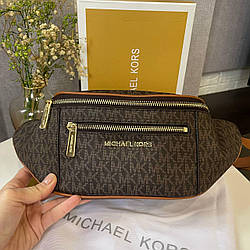 Жіноча бананка Michael Kors Brown 23*12*9