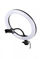 Кольцевая LED лампа 26см с 1 креплением для телефона XD-260 (Black) | Светодиодное селфи-кольцо