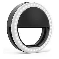 Кольцо для селфи с подсветкой selfie light (Black) | Светодиодное кольцо, Selfie Ring Light