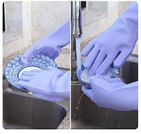 Перчатка для мойки посуды Gloves for washing dishes (Blue)