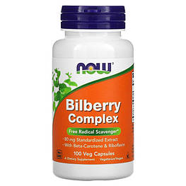 Bilberry Complex Now Foods 100 капсул