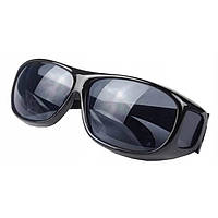 Очки антибликовые HD Vision Wrap Arounds (Black) | Очки с антибликовым покрытием для вождения