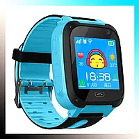 Смарт-часы Smart F2 детские (Blue) | Наручные часы с GPS трекером