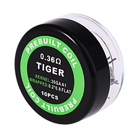 Набор спиралей PREBUILT COIL 10 шт (Tiger Kanthal, 0.36 ohm)