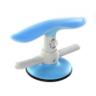 Тренажер-присоска для фіксації ніг для преса SIT-UP AID (Blue White) | Домашній тренажер для преса