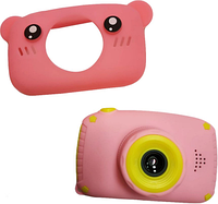 Фотоаппарат детский мишка Teddy GM-24 (Pink) | Детская фотокамера мишка
