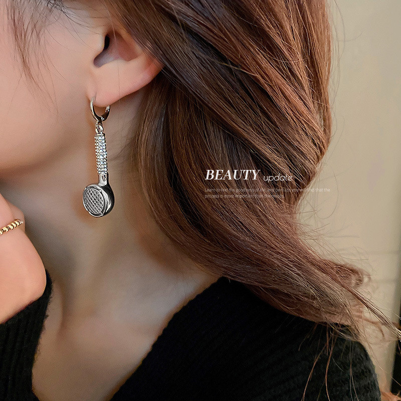 Сережки, біжутерія, жіночі сережки, в кольорі срібло, щодня, у формі навушників