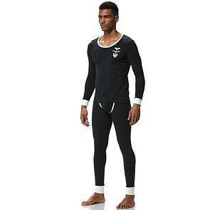 Термобілизна чоловіча комплект Addtexod спортивний чорного кольору