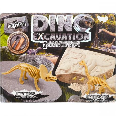 Набор для раскопок "Dino excavation" укр. DEX-01-01 ДТ-ОО-09112 - фото 1 - id-p618547399
