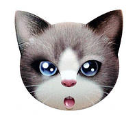 Пластина для магнітного тримача телефона дизайнерська Alitek Котик Blue Eyes