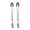 Затискачі для сосків Art of Sex - Nipple Clamps Lovely Blue, фото 3