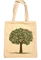 Модная сумка шоппер Цветущие дерево